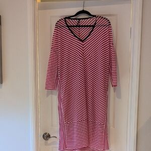 Laiviana Conti Made in Italy Striped Swim Coverup